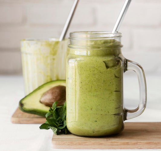 Smoothie saudável com abacate